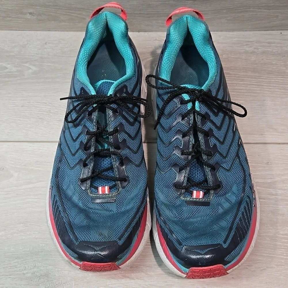 Hoka One One Womens Clifton 4 Athletic Running Sneakers shoes sz 10